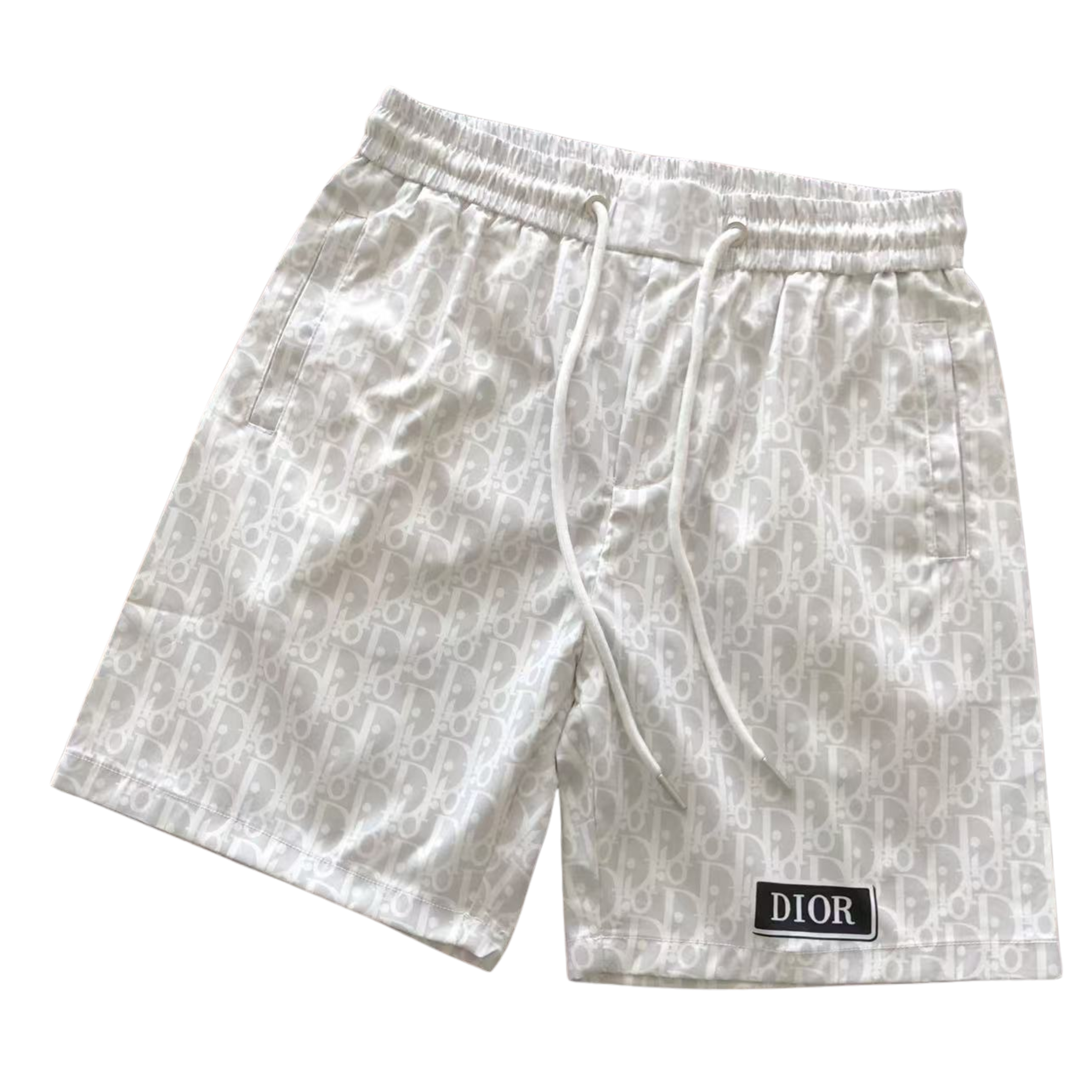 Dior Oblique Monogram Shorts White