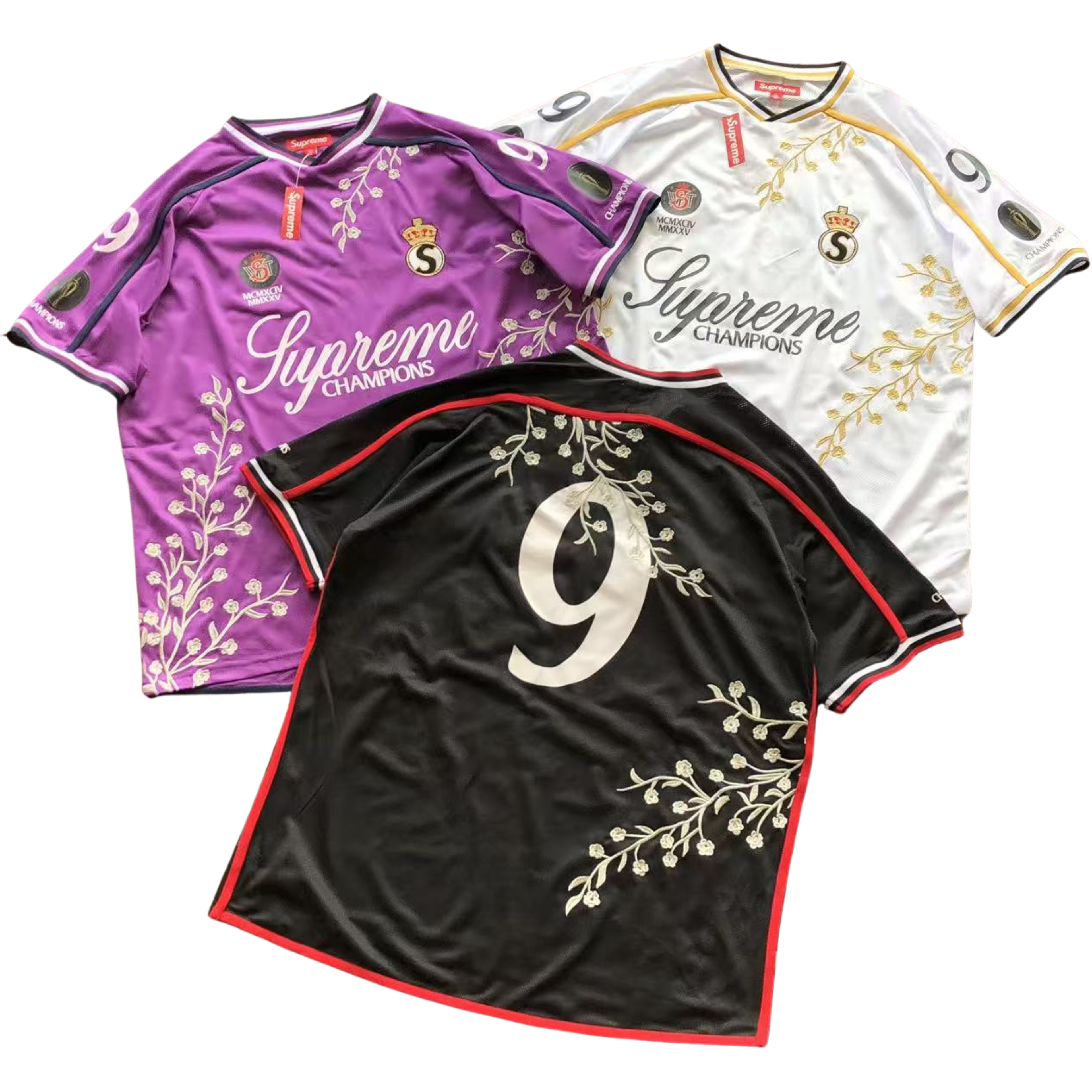 Supreme x The Football Gal Floral Soccer Jersey