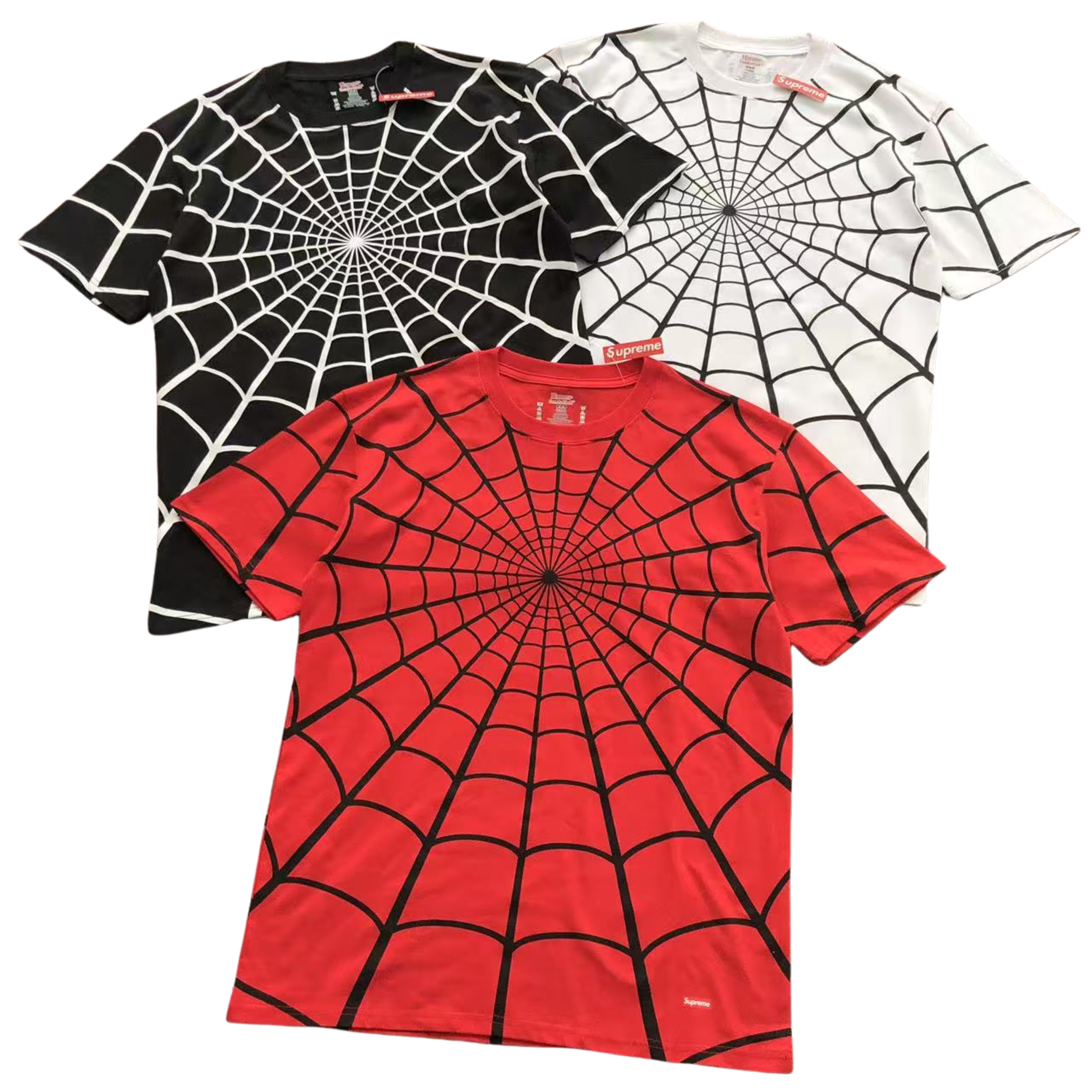 Supreme x Hanes Spider-Man Tagless Tees