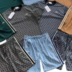 Lacoste Jacquard Monogram Outfit Set