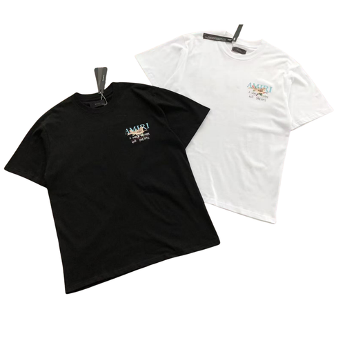 AMIRI Floral Logo-Print (T-Shirt)