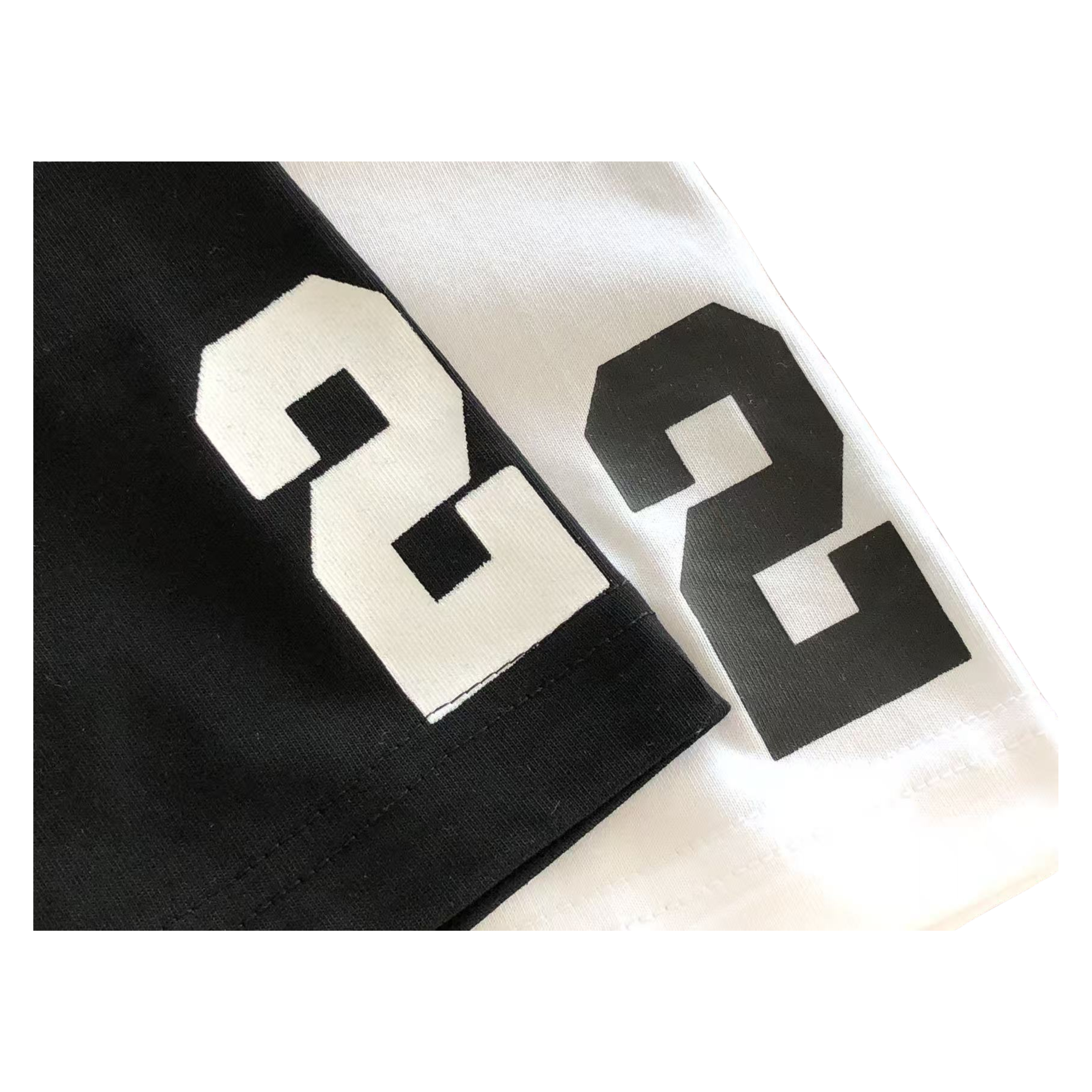 Amiri Flocked Hockey Skater T-Shirt 'Black and White'