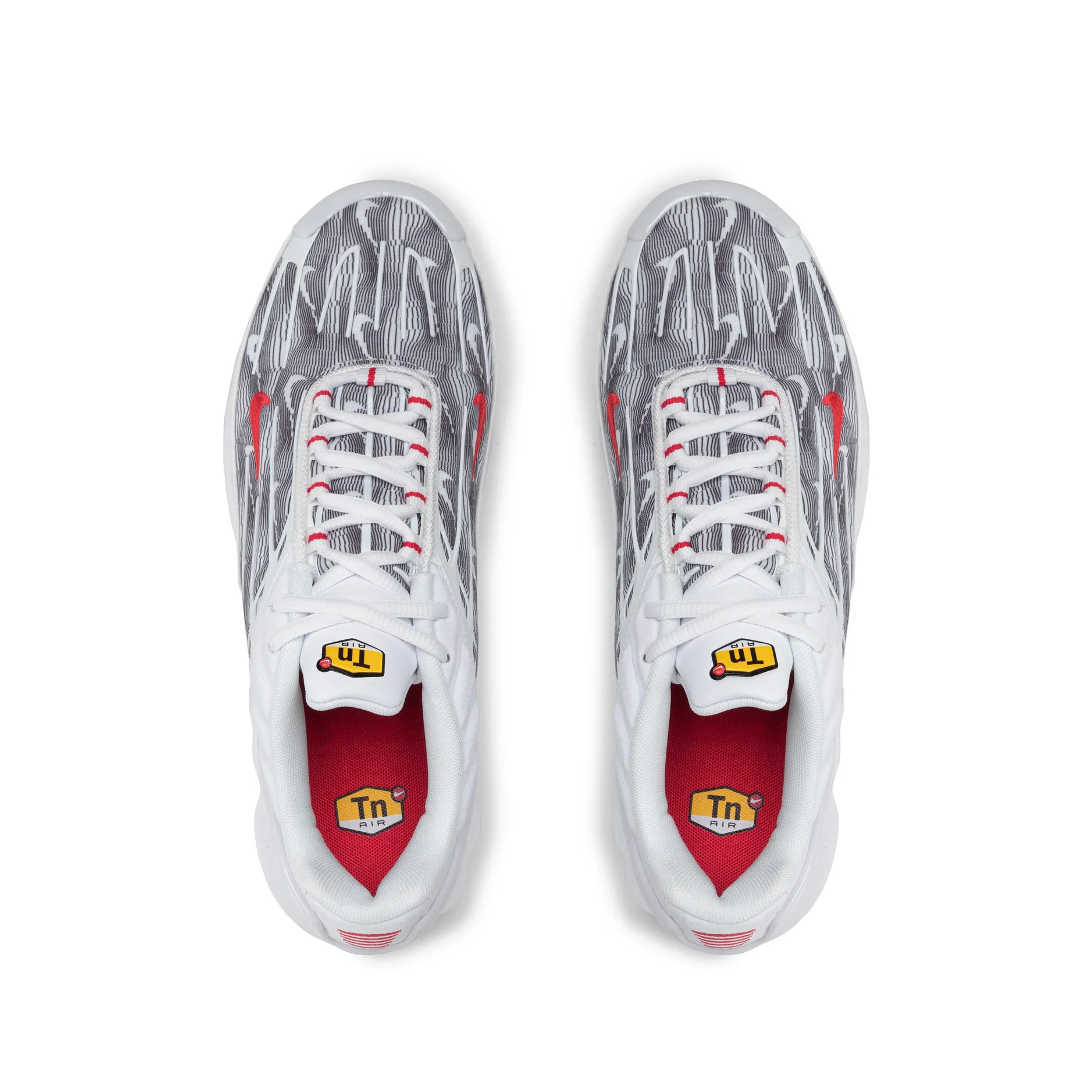 Nike Air Max Plus 3 (White Topography Red) Мъжки Маратонки