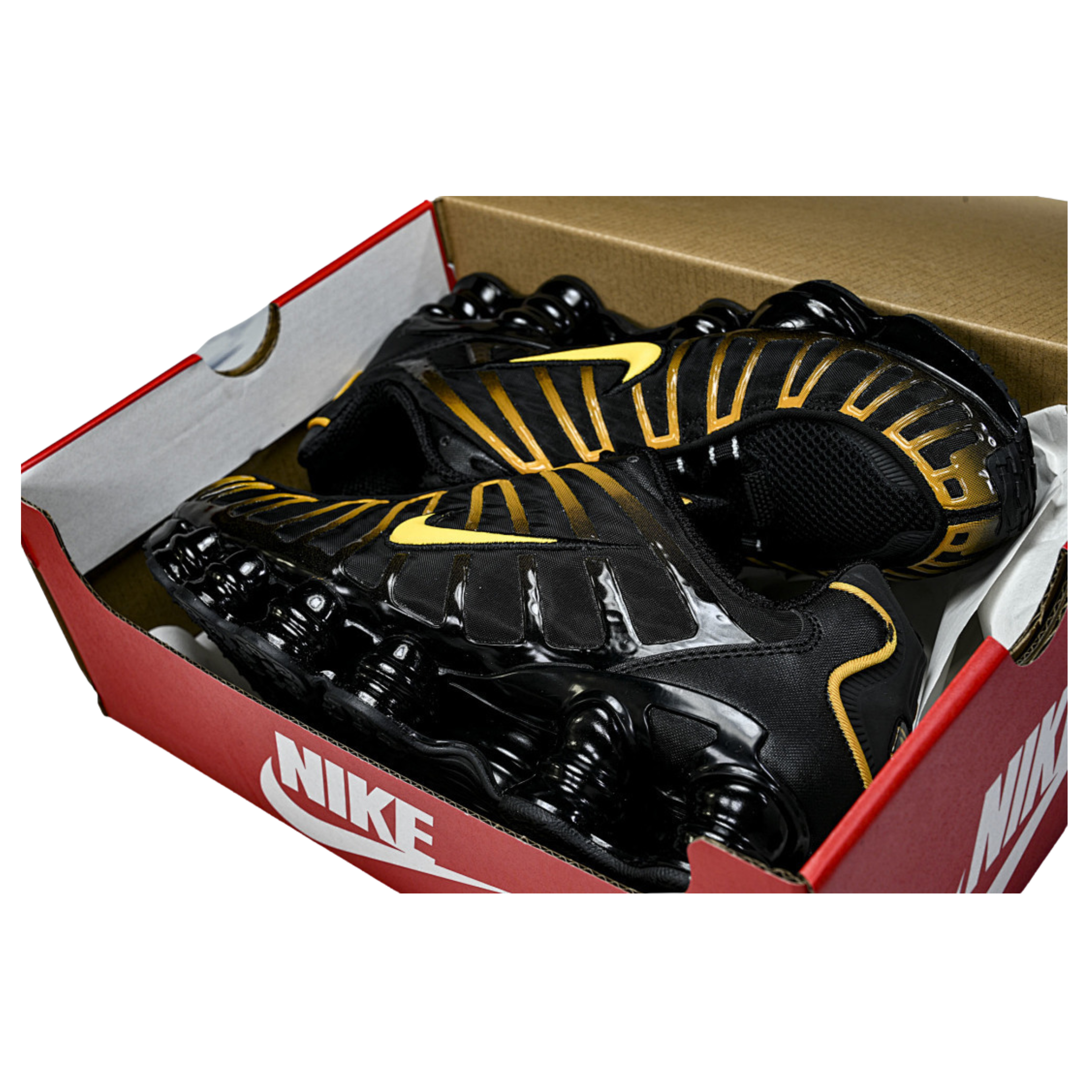 Nike Shox TL ( Black University Gold ) Мъжки Маратонки