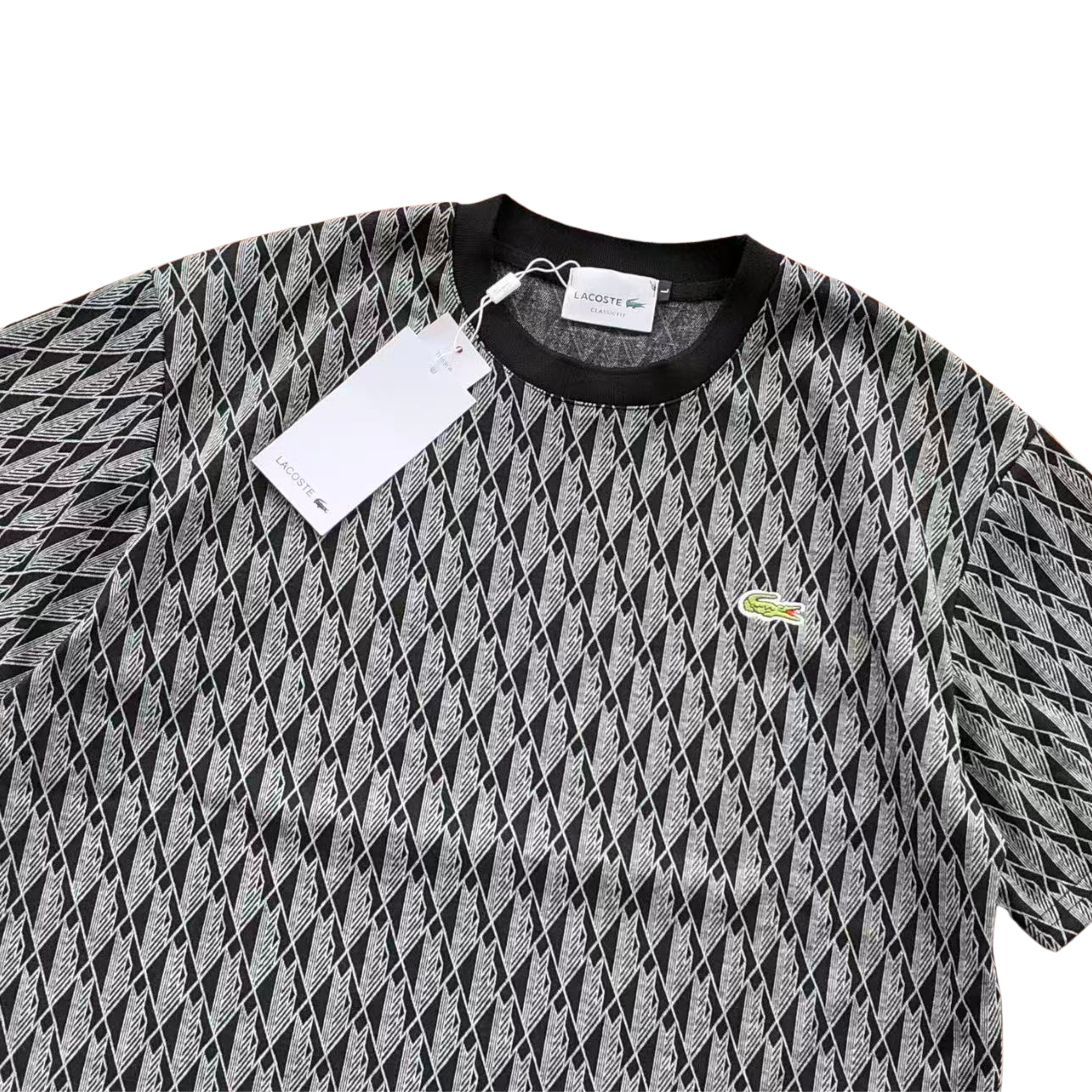 Lacoste Jacquard Monogram Outfit Set