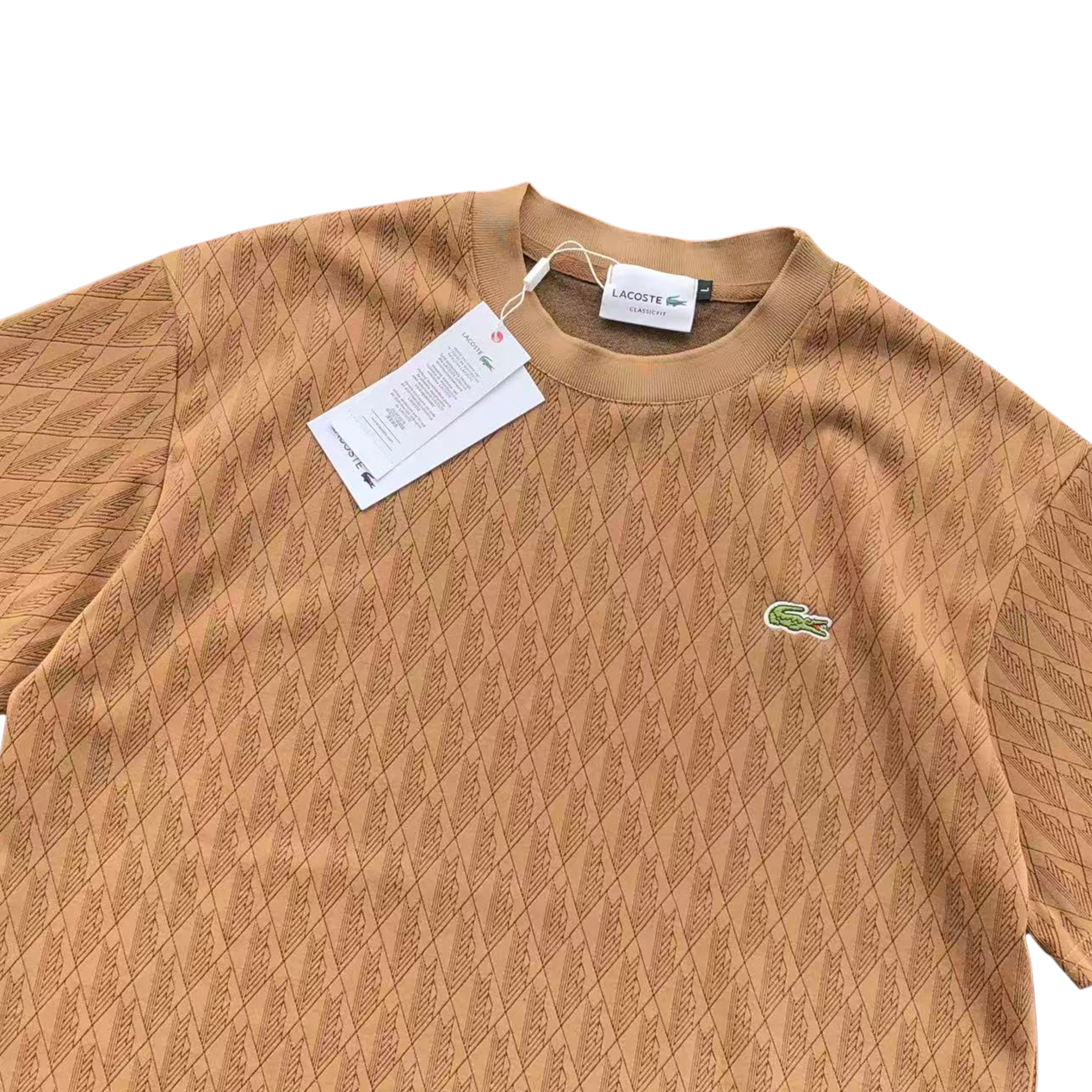 Lacoste Jacquard Monogram Outfit Set