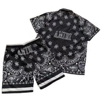 AMIRI Bandana Print T-Shirt & Shorts
