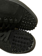 Christian Louboutin Louis Junior Spikes Black Suede (Triple Black)