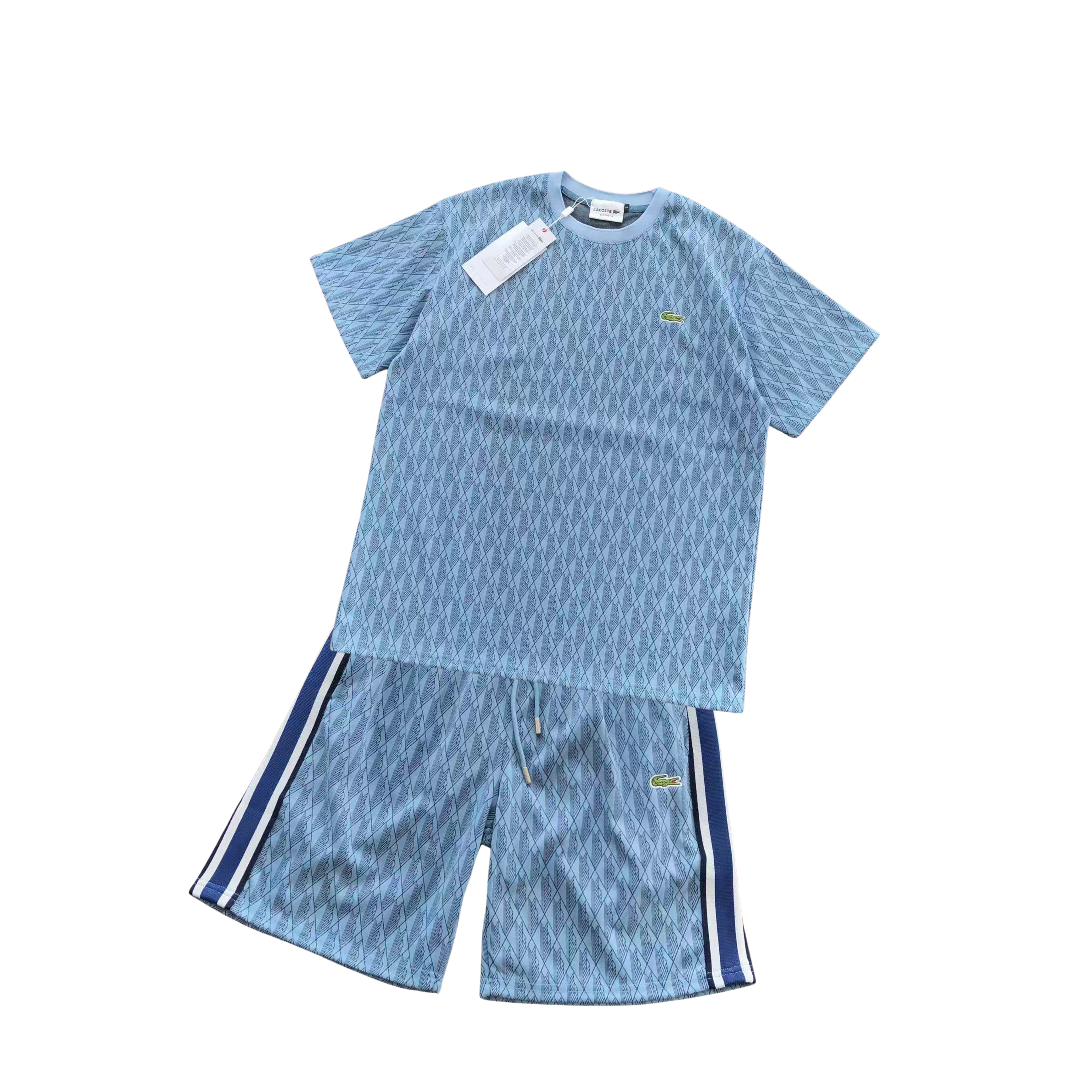 Lacoste Jacquard Monogram Outfit Set