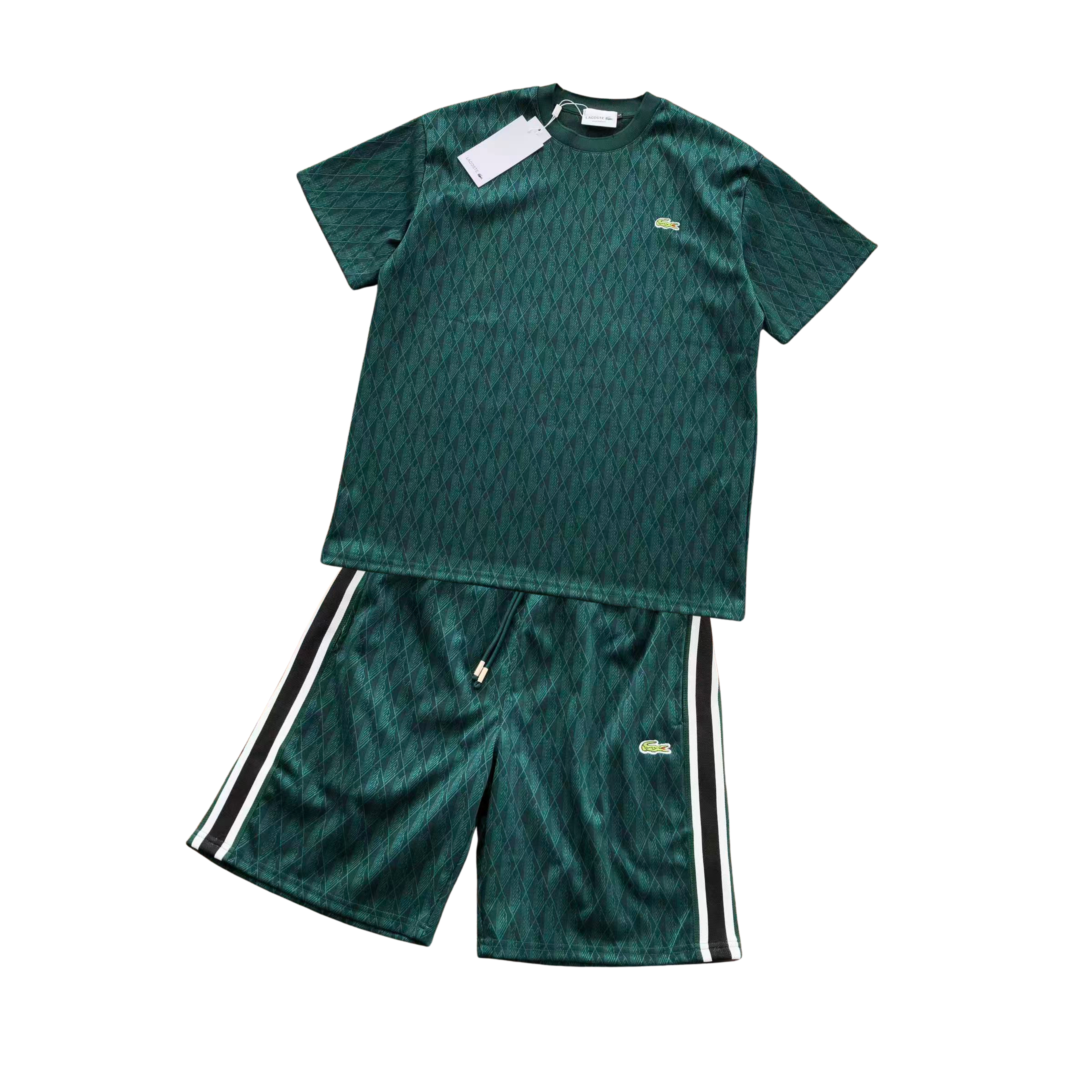 Lacoste Jacquard Monogram Outfit Set