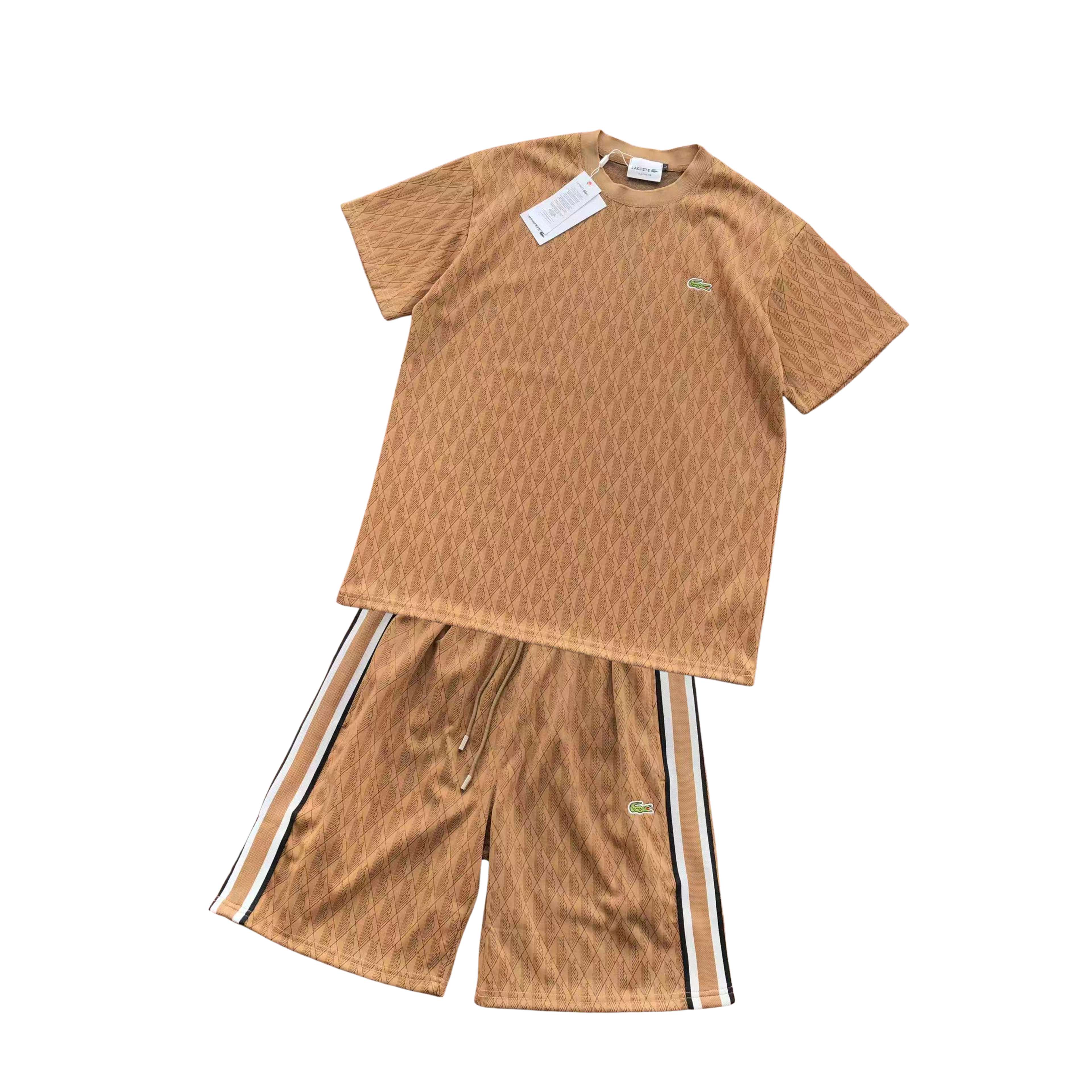 Lacoste Jacquard Monogram Outfit Set