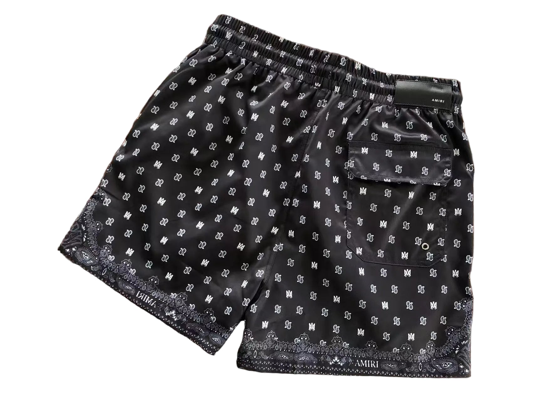 AMIRI MA Paisley Monogram Shorts