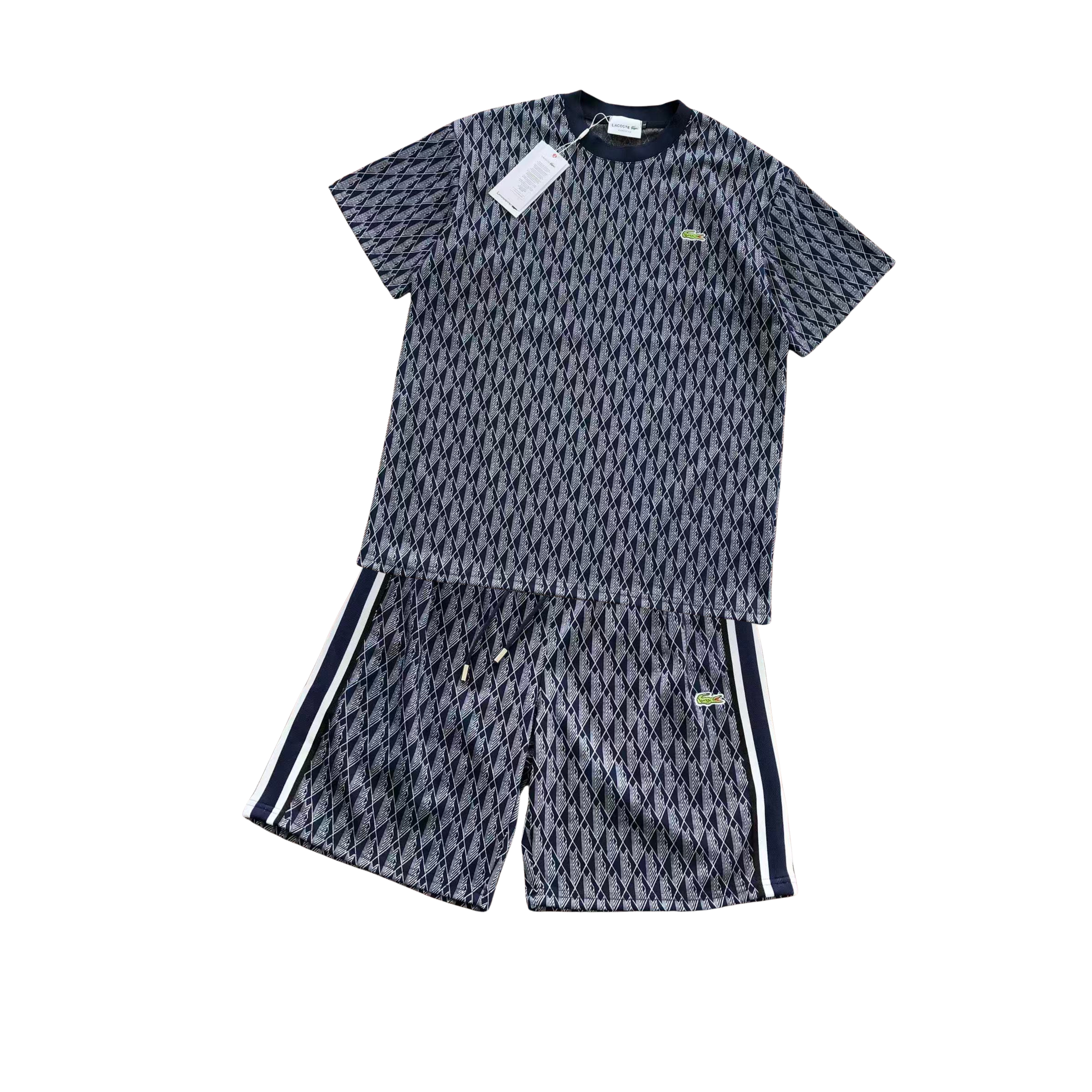 Lacoste Jacquard Monogram Outfit Set